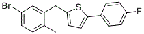 2-(5-bromo-2-methylbenzyl)-5-(4-fluorophenyl)thiophene